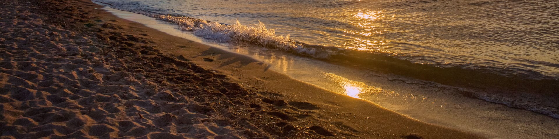 Dramatic Sunset at Michigan City East Pierhead Lighthouse