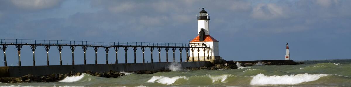 Lighthouse in Michigan City, Indiana.; Shutterstock ID 8021530