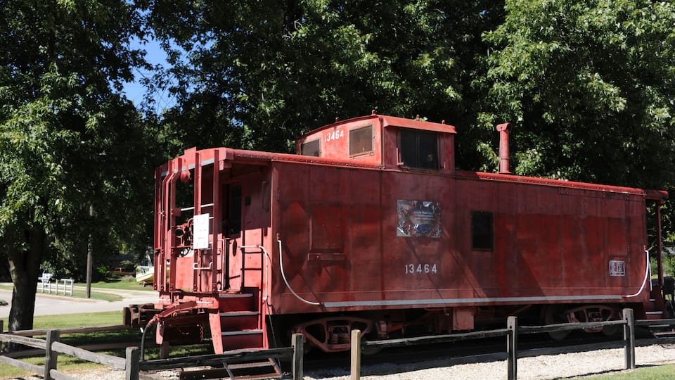 Caboose for the Missouri Kansas and Texas Railroad