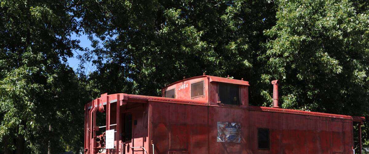 Caboose for the Missouri Kansas and Texas Railroad