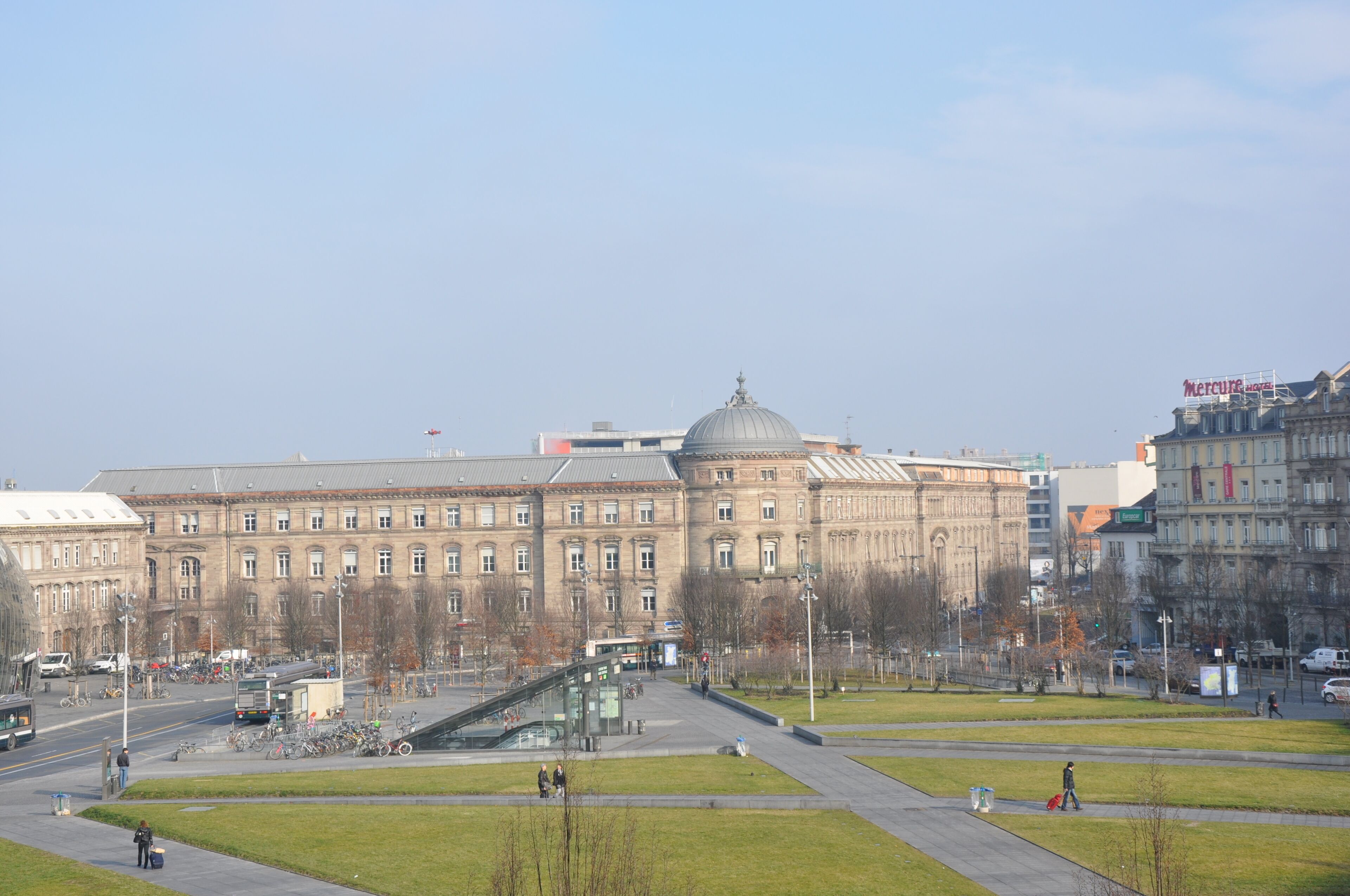 Place de la Gare, Strasbourg, Alsace, France