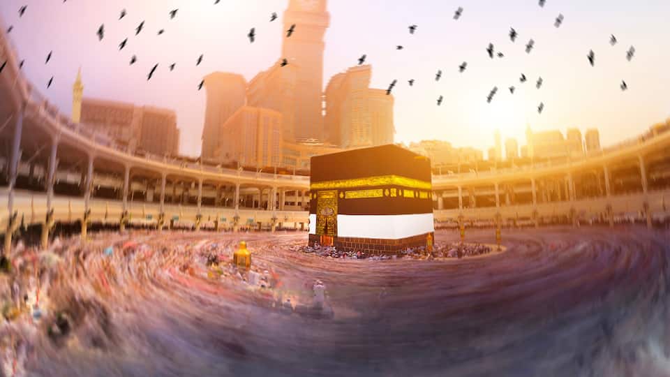 The Kaaba is the most sacred mosque in the religion of Islam, located in the Masjid al-Haram in Mecca. It is considered the first and most sacred place of the religion of Islam.