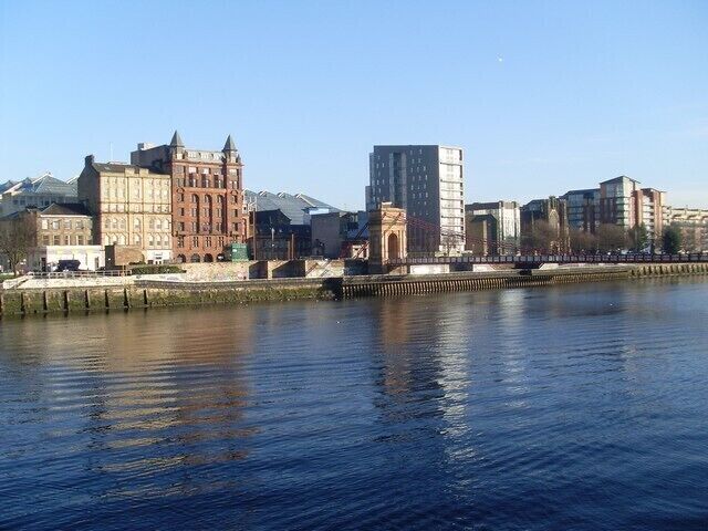 Clyde front from Carlton side Looking to the north side of the river from the south side.