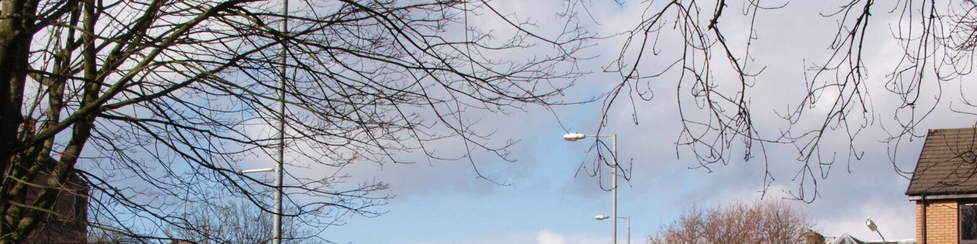 Cathcart Road from Cathkin Park