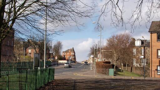 Cathcart Road from Cathkin Park