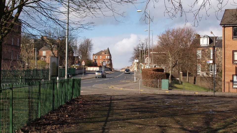 Cathcart Road from Cathkin Park