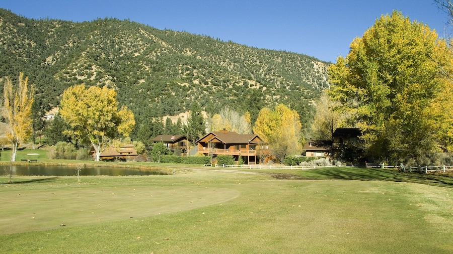 9-hole golf course in autumn at Pine Mountain Club, California
