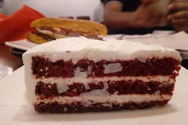 Best Red velvet Pastry of the town. Love it #sweetspot