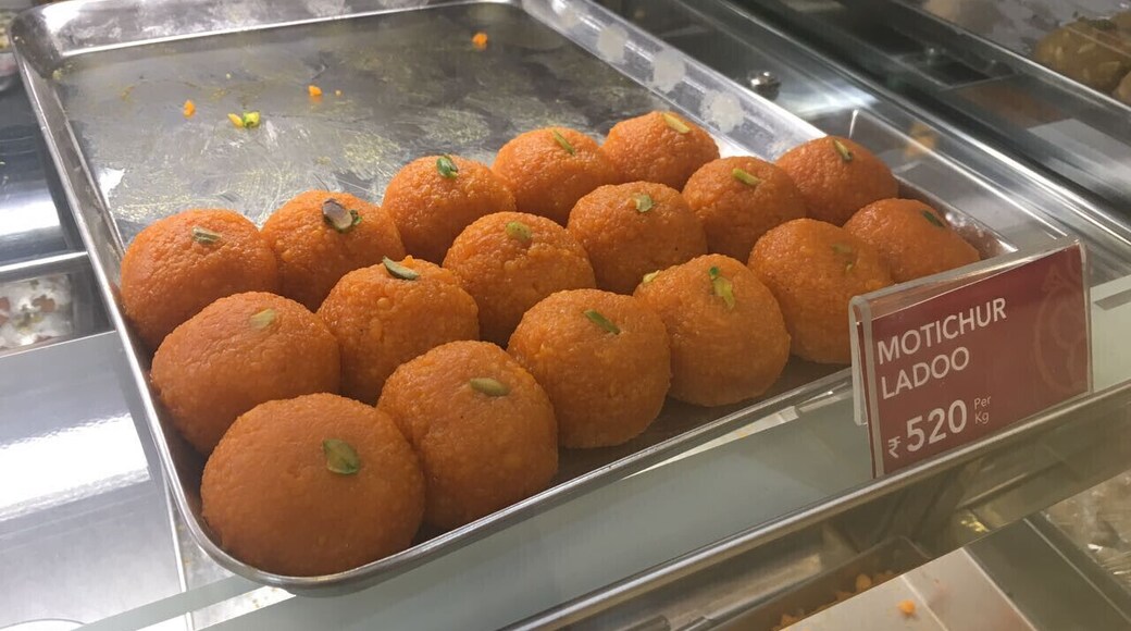 I love their Dahi Bhalla and Kaju Katli as well. The laddus ooze out heavenly aroma. #sweetspot
