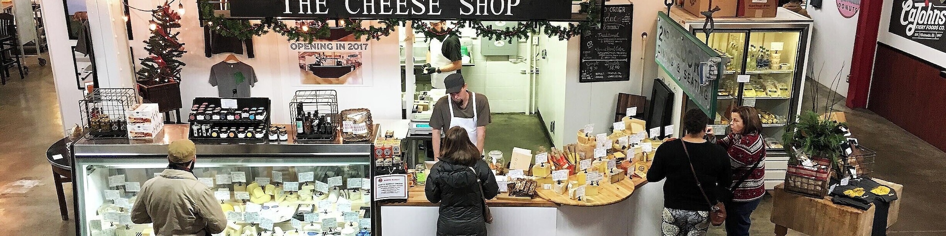 The Cheese Shop is just one of about 30 food counters in the North Market. After picking out a few cheeses, stop by the bakery to pair them with some fresh bread.
