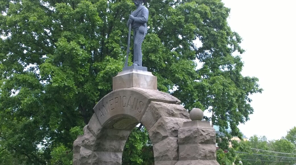 Camp Chase was a military staging and training camp established in Columbus, Ohio in May 1861 after the start of the American Civil War.
The camp was closed and dismantled after the war, and the site has been redeveloped for residential and commercial use, except for the Confederate cemetery containing 2,260 graves.