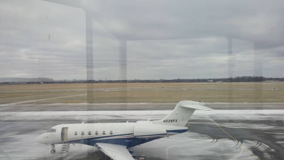 After breakfast at Jack & Benny's Barnstormer Diner, you can head up to the airport's former observation towerand watch some of the airport's 230 aircraft take off and land.
