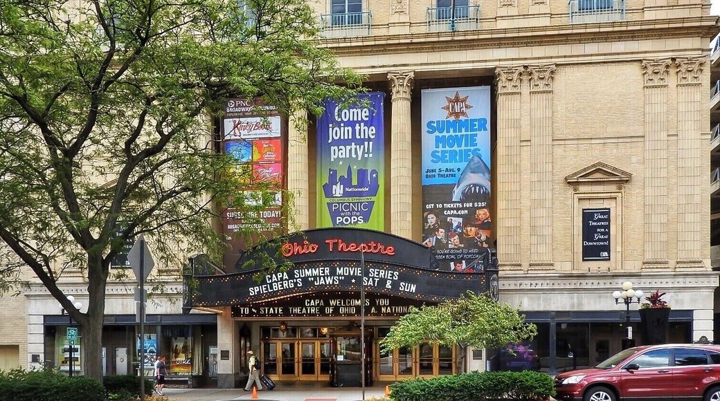 “The Ohio Theatre is a performing arts center located at 39 E. State Street in Columbus, Ohio. Known as the "Official Theatre of the State of Ohio", the historic 1928 movie palace was saved from demolition in 1969 and completely restored. It was declared a National Historic Landmark in 1977 as one of the nation's finest surviving grand theaters.” (Wiki) (June 2015)
#History