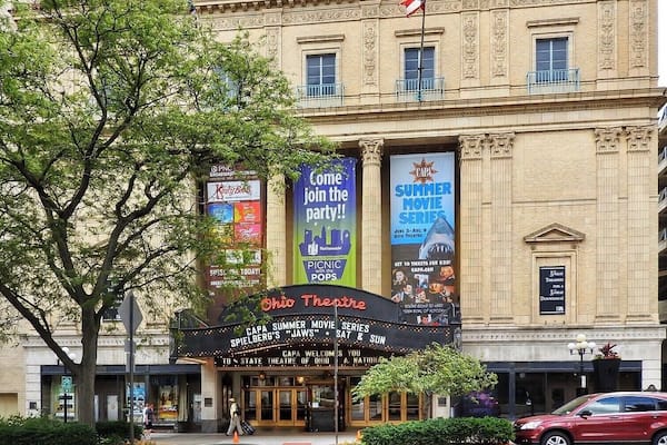 “The Ohio Theatre is a performing arts center located at 39 E. State Street in Columbus, Ohio. Known as the "Official Theatre of the State of Ohio", the historic 1928 movie palace was saved from demolition in 1969 and completely restored. It was declared a National Historic Landmark in 1977 as one of the nation's finest surviving grand theaters.” (Wiki) (June 2015)
#History