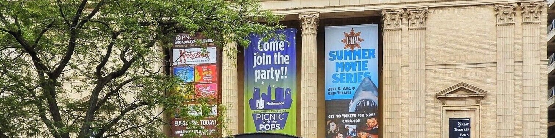 “The Ohio Theatre is a performing arts center located at 39 E. State Street in Columbus, Ohio. Known as the "Official Theatre of the State of Ohio", the historic 1928 movie palace was saved from demolition in 1969 and completely restored. It was declared a National Historic Landmark in 1977 as one of the nation's finest surviving grand theaters.” (Wiki) (June 2015)
#History