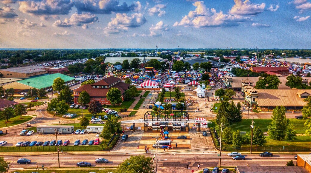 Hovering just south of the 11th street entry to the Ohio State Fairgrounds