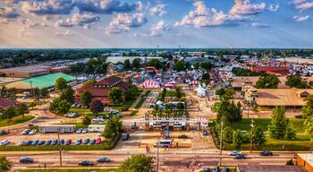 Hovering just south of the 11th street entry to the Ohio State Fairgrounds