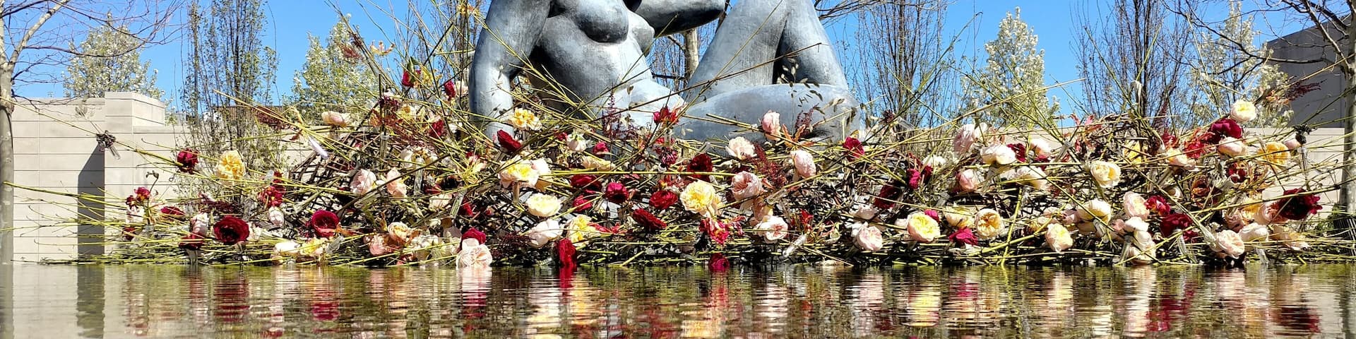 Aristide Maillol’s, The Mountain floating on a raft of roses.