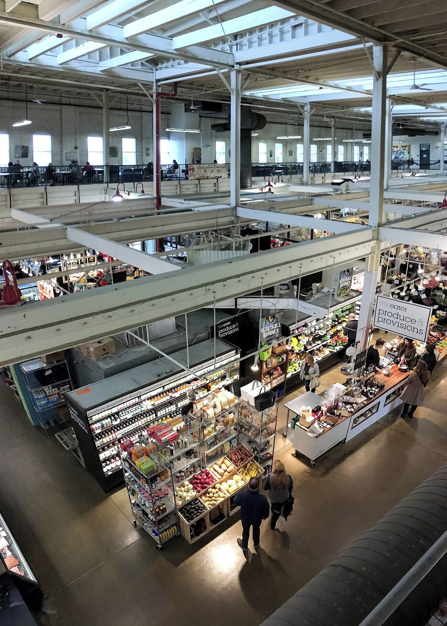 The North Market is a great spot for lunch in Columbus.  Choose from over 30 prepared food counters and specialty shops in a turn-of-the-century farm implements warehouse.