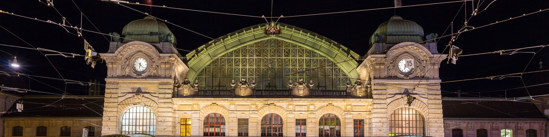 Basel SBB railway station in Switzerland