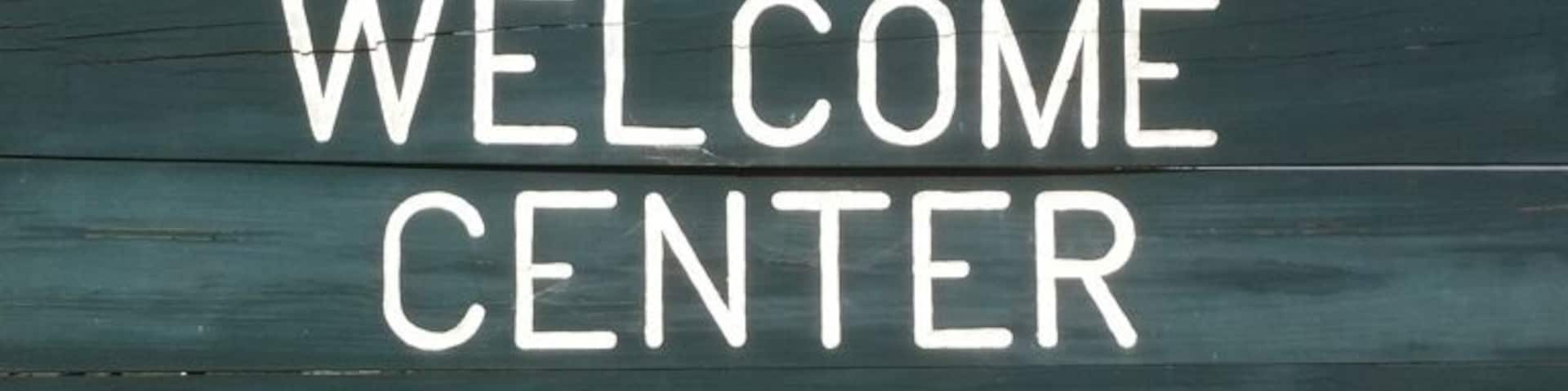 Oklahoma welcome center on I-44/Will Rogers Turnpike.