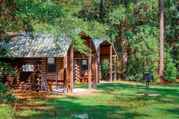Rustic Cabins in the woods