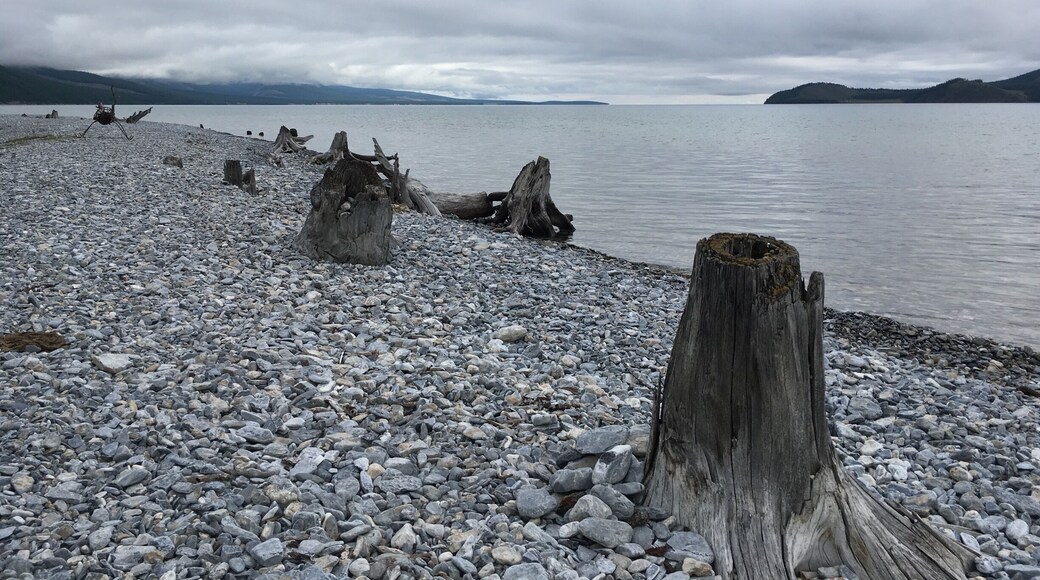 Lake Khovsgol is a pristine lake in the far north of Mongolia. The winds sure do blow cold up there even in summer. The road trip to get there is part of the appeal.