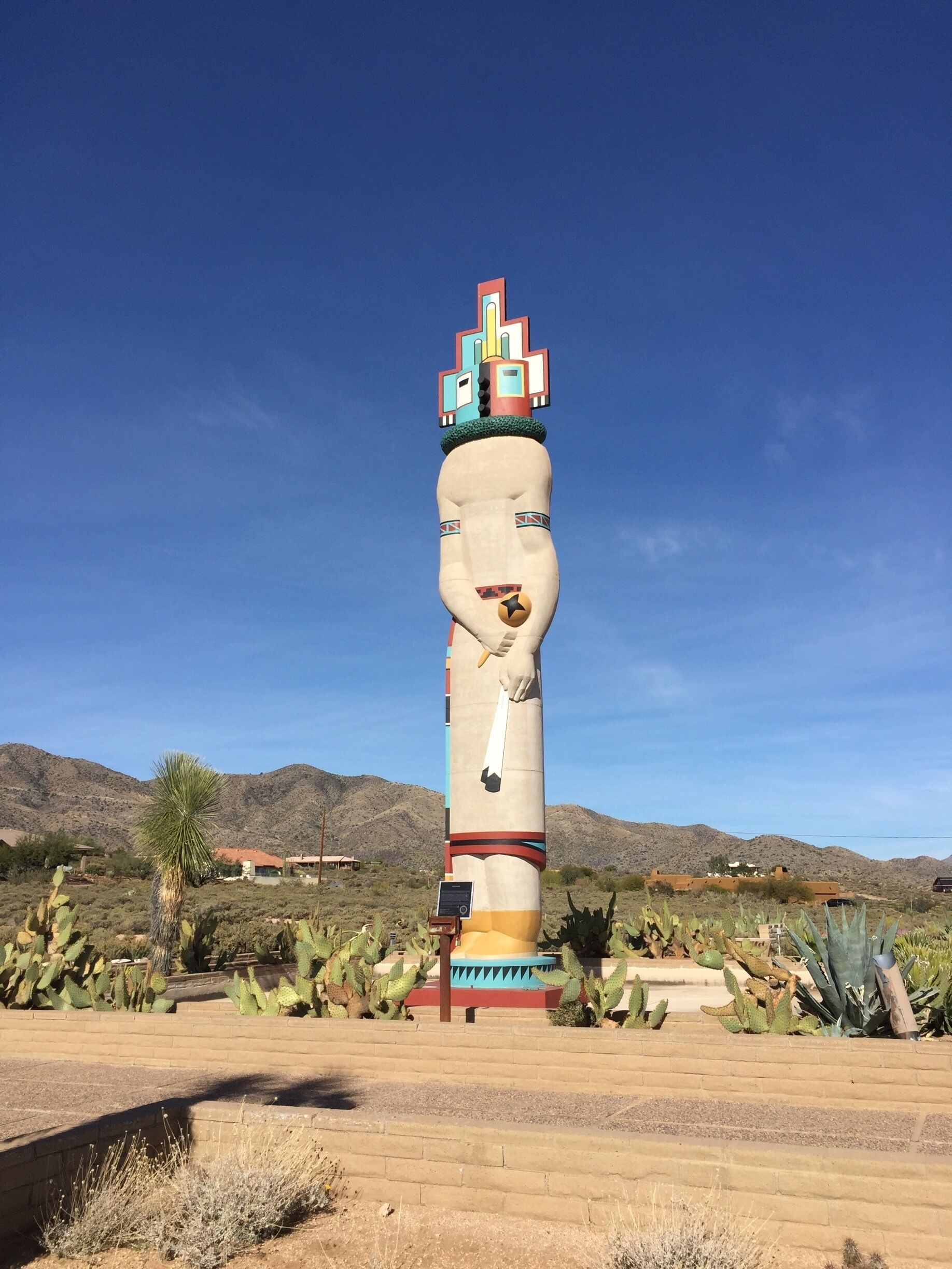 Worlds tallest Kachina in Cave Creek, Arizona