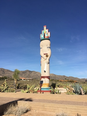 Worlds tallest Kachina in Cave Creek, Arizona