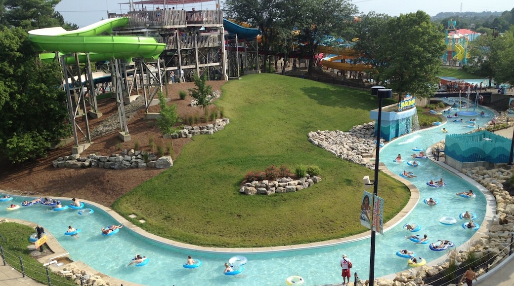 I snapped this from the tops great water park