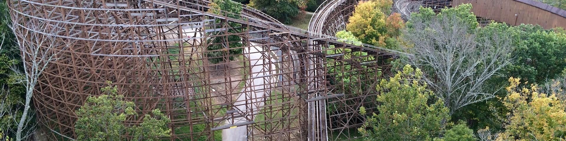 The Beast-
The Worlds Longest Wooden Rollercoaster for over 35 years.