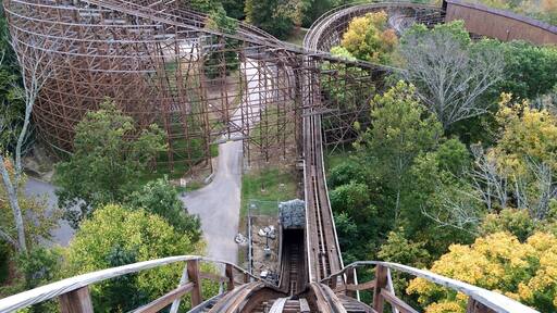 The Beast-
The Worlds Longest Wooden Rollercoaster for over 35 years.
