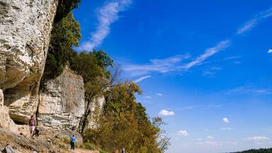 Cave-in-Rock featuring tranquil scenes and hiking or walking