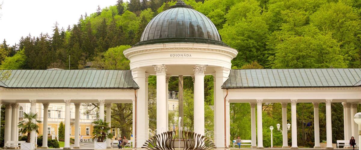 Marianske Lazne bevat een fontein