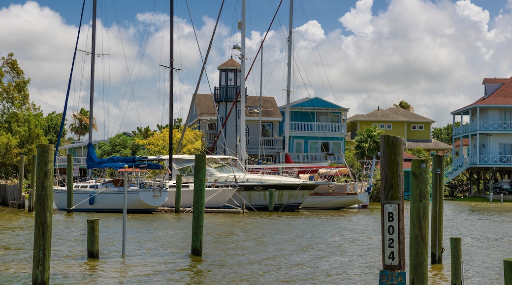 Tourist town of Kemah, Texas, USA