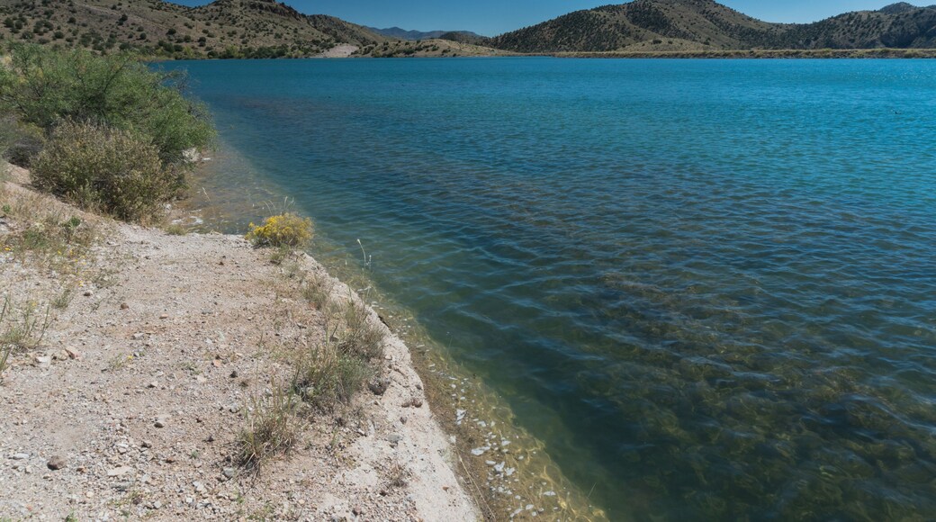 Bill Evans Lake shore in New Mexico near Silver City.