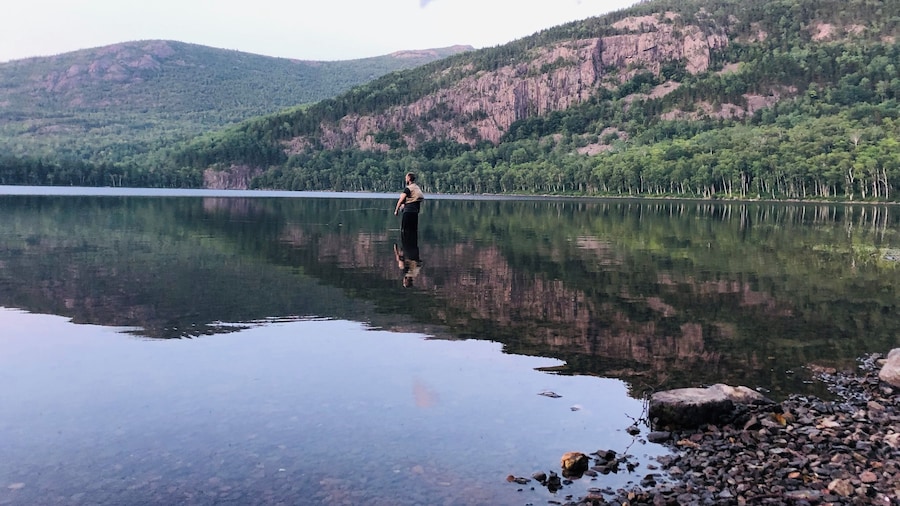 Catching fish at dusk! #adventure