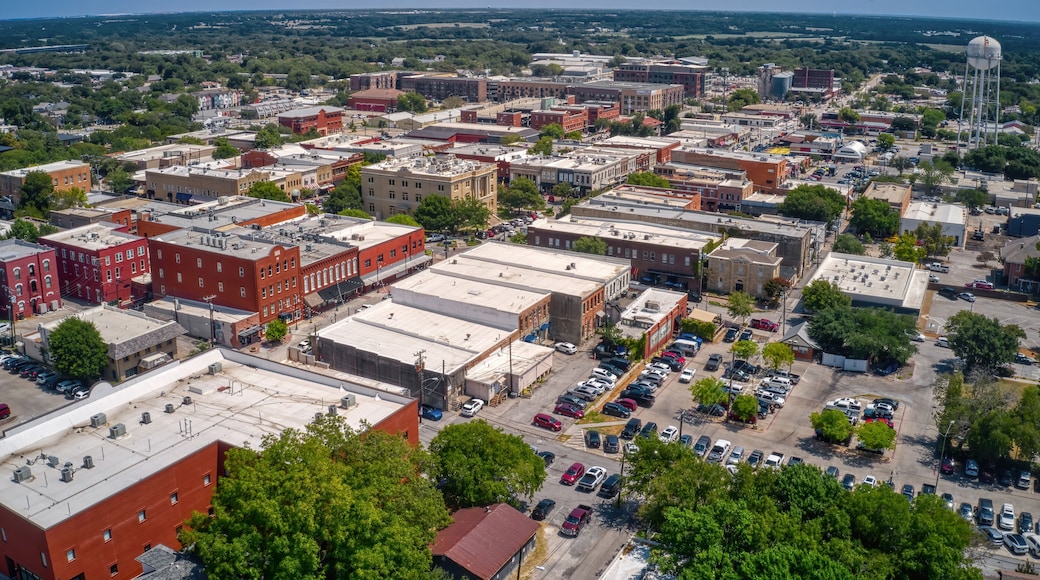 Aerial View of the DFW Suburb of McKinney, Texas during Summer