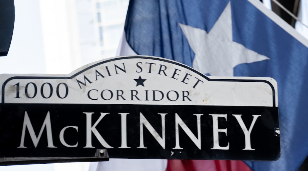 McKinney Street Sign in Downtown Houston, Texas