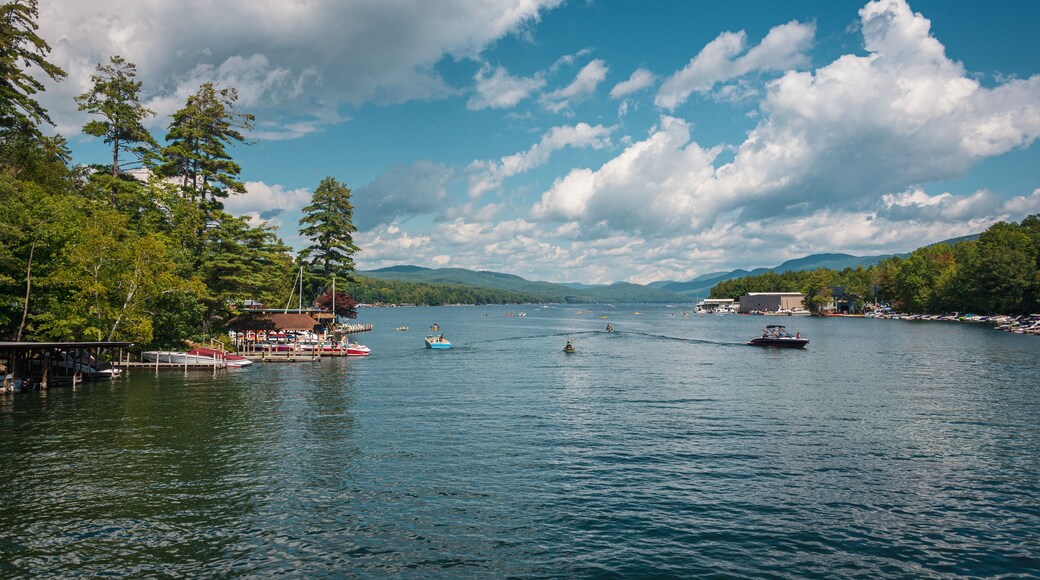 Lake George on a summer day, in Bolton, New York