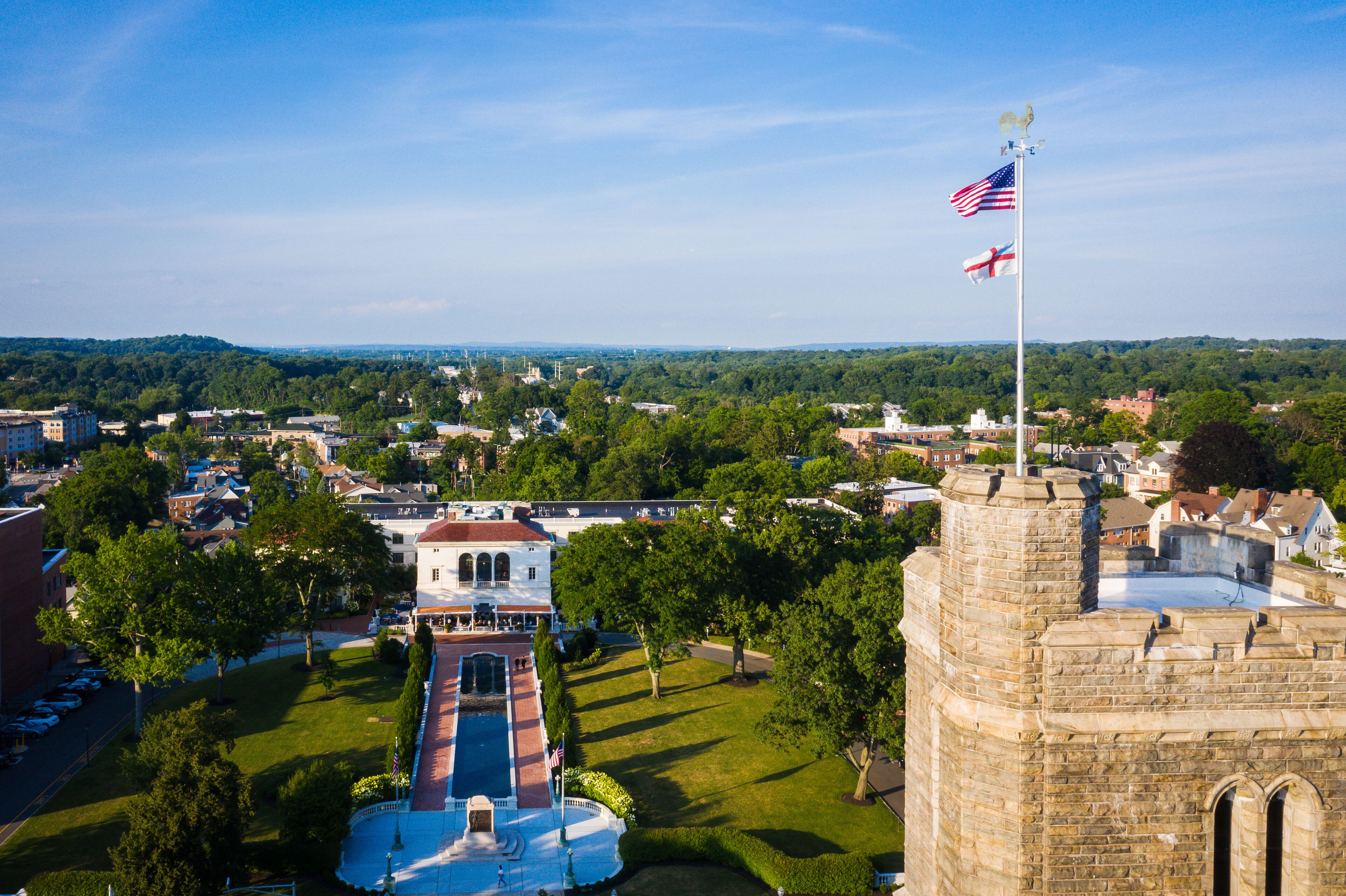 Aerial Drone of Morristown New Jersey 