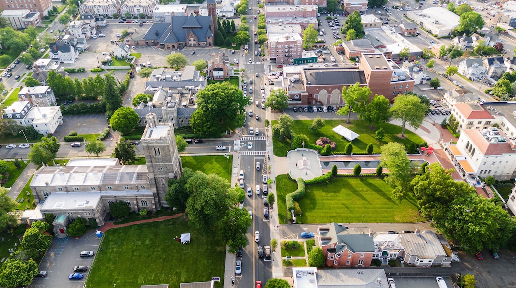 Aerial Drone of Morristown New Jersey Summer 2024