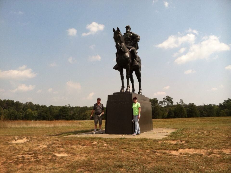Stonewall Jackson monument at manassas Virginia 