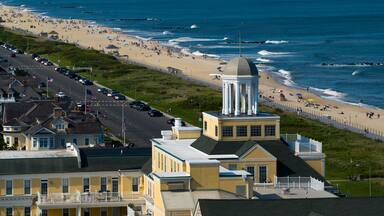Spring Lake beach in New Jersey during summer