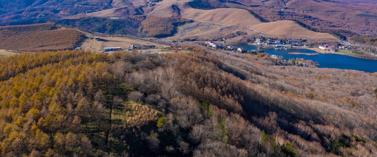 Plateau resort in late autumn