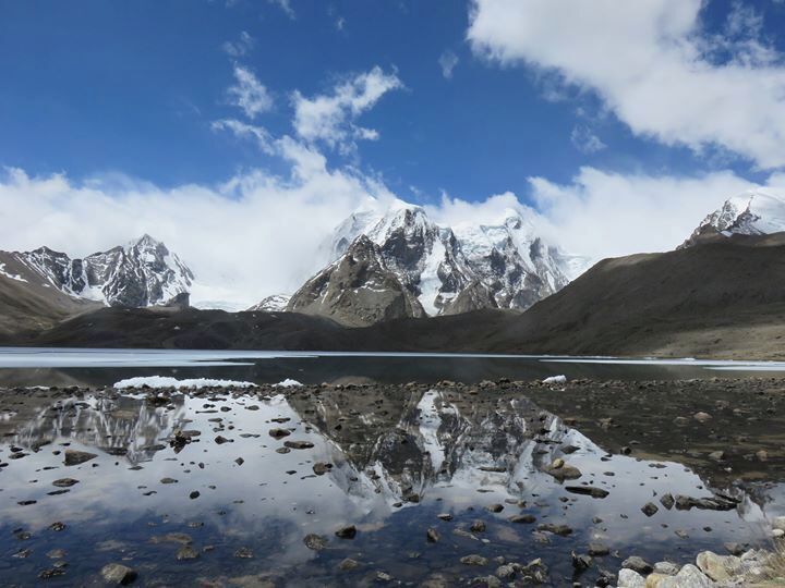 Gurudongmar Lake, at an altitude of 17,800 ft, Lachen, Sikkim

#Blue

