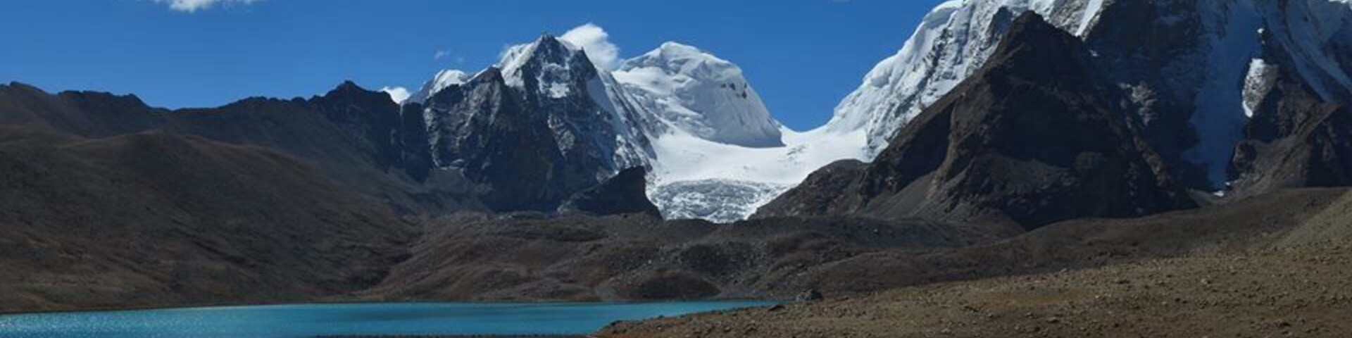 Gurudongmar Lake, Lachen, Sikkim: This is the closest that I have come to heaven! The picture is not even half as good as the reality. #GurudongmarLake #Lachen #Sikkim #IncredibleIndia #snowcappedmountains