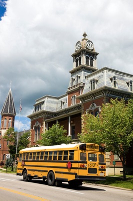 School bus in Medina