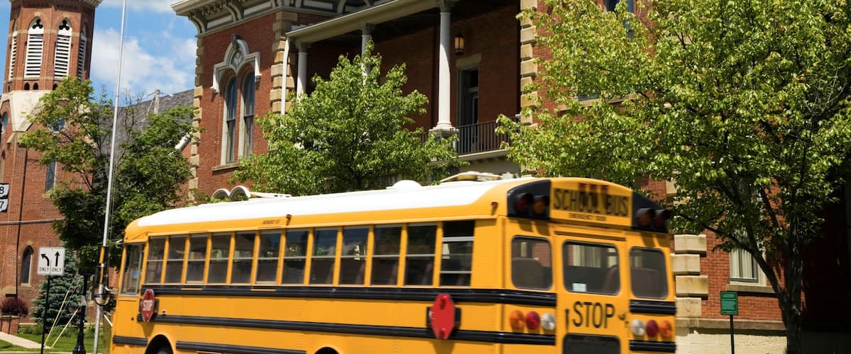 School bus in Medina
