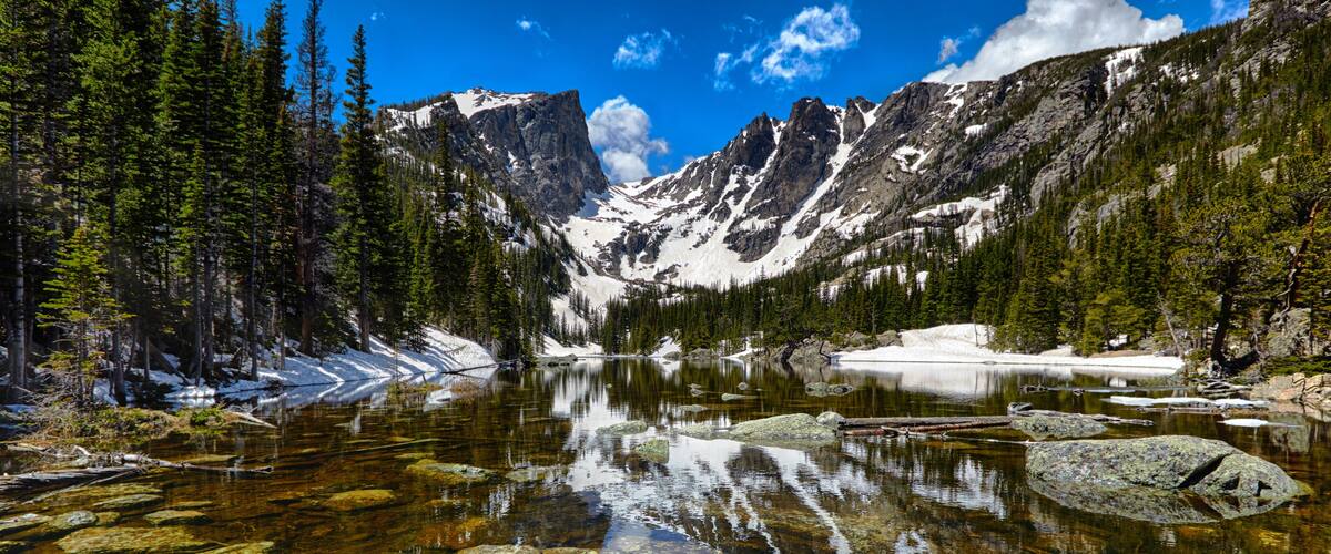 Dream Lake at the Rocky Mountain National Park